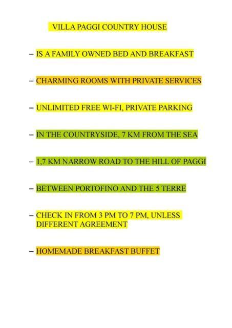 Bed & Breakfast Paggi 3*